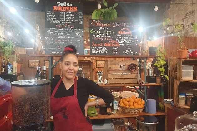 Nazareth, owner of the cafè Delina