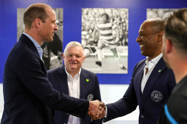 The Prince meets QPR royalty