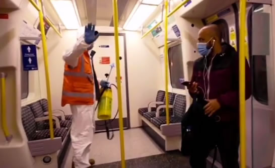Banksy Filmed Spray Painting Hammersmith & City Line Train