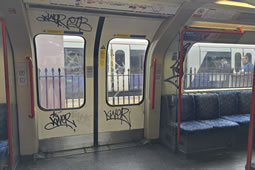 Call for Action After Rise in Graffiti on Central Line
