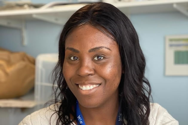 Mina Long-John who was given an RCN London rising star award.