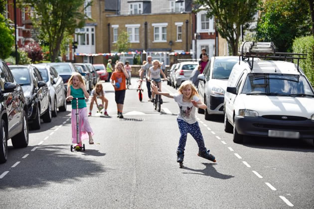 Residents can apply to the council to have their road closed for the day 