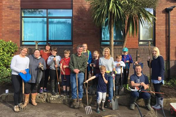 Community volunteers make use of Tool Shed tools