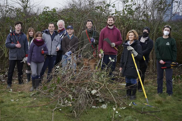 Volunteers working at Wormwood Scrubs