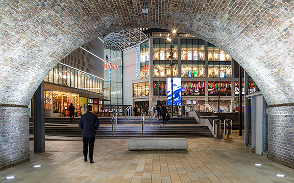 Reopened arches on Wood Lane