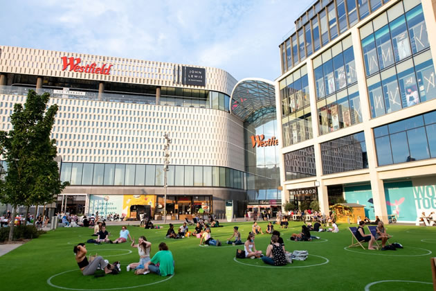 westfield london outside