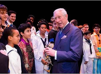 Burlington Danes Pupils Meet Prince Charles