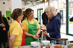 Duchess of Cornwall Opens Community Kitchen Near Westfield