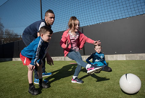 Opening of Hammersmith Park new football faciity