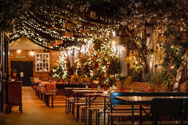 The garden area at the Hawk's Nest before the changes 