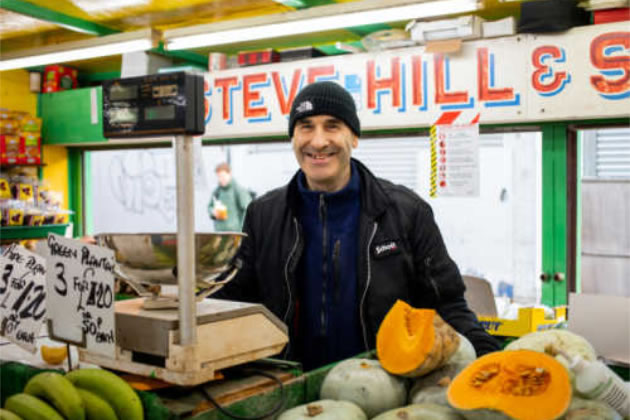 Fruit and veg on offer at Shepherd's Bush market 