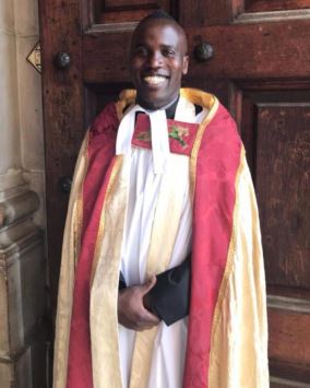 Rev Debis Adide, new vicar at St Stephen and St Thomas in Shepherd's Bush