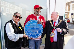 Blue Plaque Unveiled at Former Location of Askew Road Reggae Shop