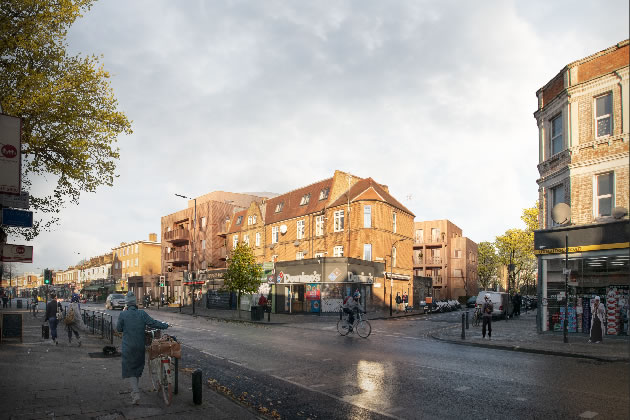 Visualisation of the scheme from the Uxbridge Road
