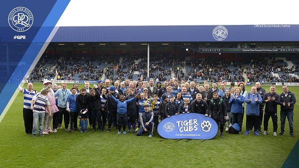 Tiger Feet 8 Walkers Celebrate at Loftus Road