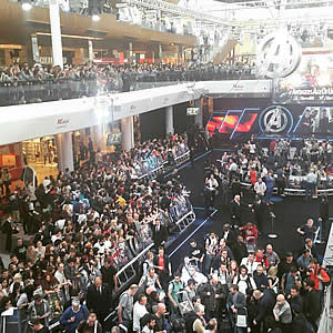 Fans at the Age of Ultron Premiere