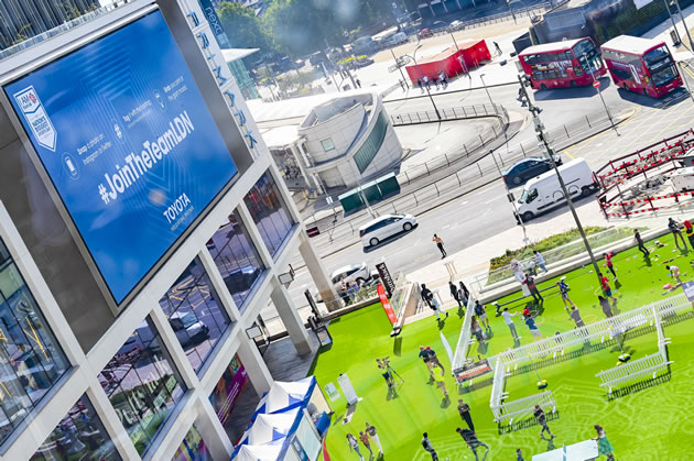 A huge range of activities at the Team GB Fan Zone 